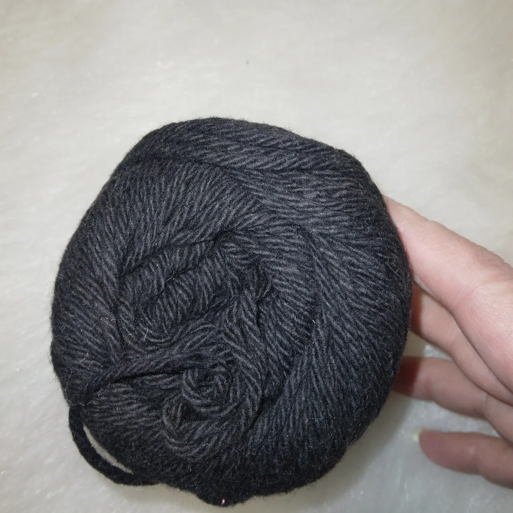 YARN Praches & Cream 100% USA Cotton Yarn, black